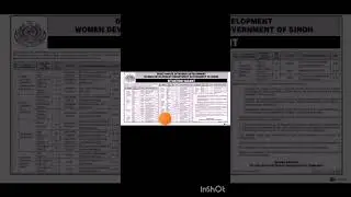 Walk in interview Sindh Women Development Department Grade 01 To 04 Jobs 2023 || #viral #subscribe
