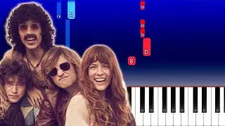 Daisy Jones & The Six - Let Me Down easy (Piano Tutorial)