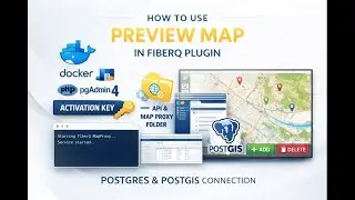 How to Use Preview Map in FiberQ (QGIS Plugin) | PostGIS + pgAdmin4 + Docker