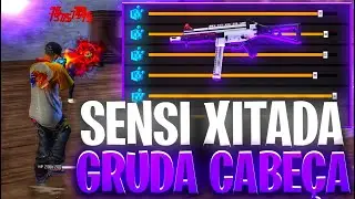 SENSI XITADA !!! ⚙️ QUALQUER CELULAR 🔥 A MELHOR SENSIBILIDADE PARA SUBIR CAPA NO FREE FIRE!