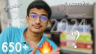 Best BOOKS 📚 for NEET 2024  preparation and strategy! | Books for scoring 650+ in NEET 2024