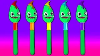 Aprende los colores con Groovy el Marciano y Phoebe - Dibujos Educativos