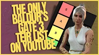 The Only Baldur’s Gate 3 Companion Tier List on YouTube!