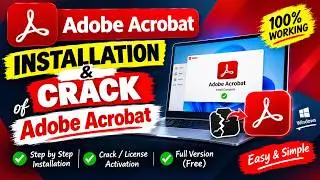 installation & crack of adobe acrobat pro DC  in hindi // mr mansur