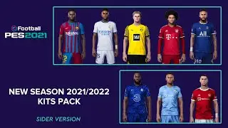 Pes 2021 Kits Pack 2022 PC - Season 2021/22 Kitspack Sider, Premier League, La Liga