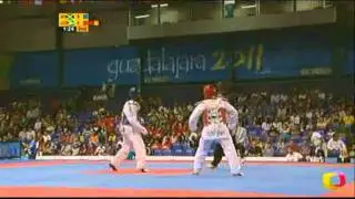 Kenneth Edwards (JAM) v David Rajjab (GUY) | Taekwondo at the 2011 Pan Am Games