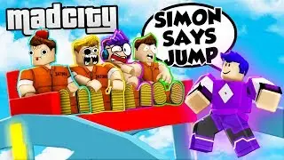 IMPOSSIBLE SIMON SAYS IN MAD CITY! (Roblox Mad City Roleplay)