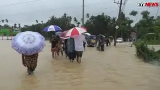 মৌলভীবাজারে বন্যা, জলমগ্ন টিবি হাসপাতাল রোড || Flood-Water Login Moulvibazar ||  || Eye News