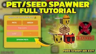 [ FULL TUTORIAL ] 🛠 PET/SEED SPAWNER SCRIPT 🍏 | GROW A GARDEN | FREE NO KEY
