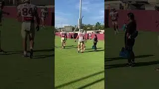 Amaree Williams (#40) does NOT look like a true freshman… #fsu #fsufootball