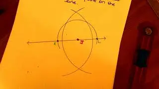 5 Line Perp to line at point on line
