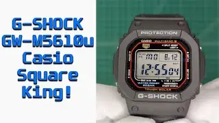 Casio G-Shock GW-M5610u Unboxing and Overview -- Casio Square King?!