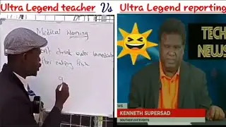Ultra Legend Teacher Vs Ultra Legend News @crazyman1860Funny Teacher| Funny Reporting| memes video