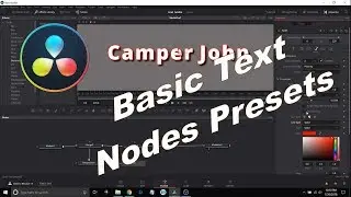 DaVinci Resolve 15 Text Nodes presets