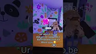 I gave this random girl a ride robo dog in adopt me!!
