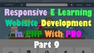 Responsive E Learning Website Development In PHP With PDO Part 9 Adding Sub Category Dynamically