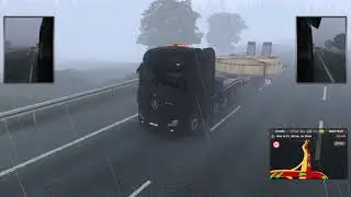 Euro Truck Simulator 2 2021 Gameplay part 3 | EtS 2 game | Truck runs in Heavy Rain  | HD gameplay