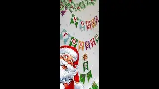 Новогодняя флажковая гирлянда