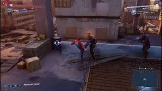 Spider-Man  destruyendo un Edificio de fisk en máxima dificultad Ps4