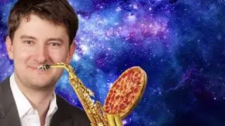 How to eat pizza with a saxiphone
