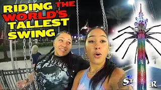 RIDING THE WORLD'S TALLEST SWING | Steph has a panic attack