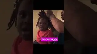 Hairstylist speaks life into a young girl after she said she was ugly #shorts