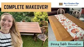Unbelievable Transformation: Turning Ruined Table into a Centerpiece! - #upcycling #furnitureflip