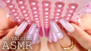 ASMR Pink Triggers (🎧 NO TALKING | tapping, scratching, crinkles)