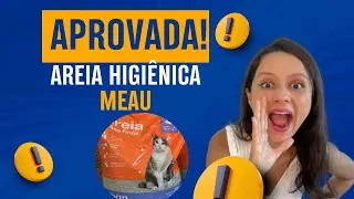 Areia higiênica Meau. Aprovada pelos meus gatos! 😻