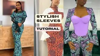 How to cut and sew two stylish long sleeve | funnel shape stylish & | flare stylish sleeve