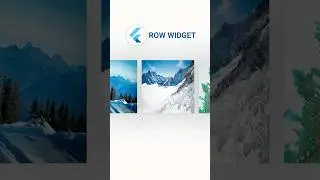 Arrange items side by side - Flutter Row widget   