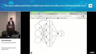 Deep Learning From Scratch Using Python - Seth Weidman l ODSC West 2017