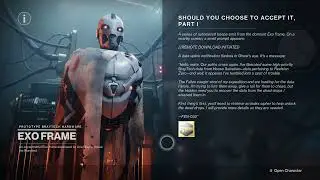 EXO FRAME: RASPUTIN (DESTINY 2: SEASON OF THE SERAPH)