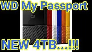 WD My Passport NEW 4TB