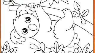 Come on, let's color the koala again.
