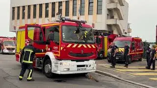 Départ Feu Pompiers Lyon-Villeurbanne