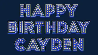 Happy Birthday Cayden