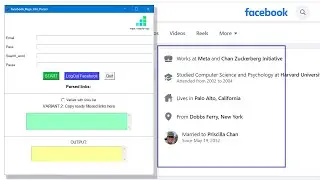 Facebook Page Information Parser | How to Collect Contacts from Facebook Pages