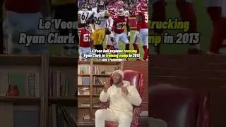He ran over Ryan Clark in practice 😳 #nfl #shortsyoutube #shorts