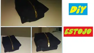 Especial de volta ás aulas/ Estojo de jeans sem costura