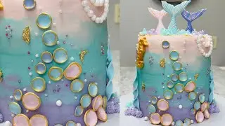 Easy Mermaid Cake Tutorial!