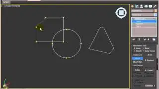 Create and Modify Editable Splines using Parameters and Commands - 3DSMax2012