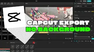 How to actually export without background in capcut (NO BS)(NEW UPDATE)