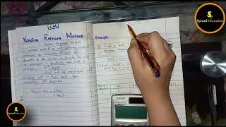 Newton Raphson Method with Example & Algorithm | Computing Method.