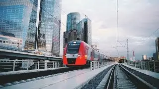Москва Новое Метро МЦК поезда ласточка Московское центральное кольцо Московский метрополитен