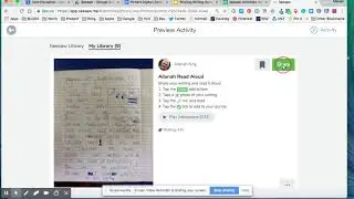 How to share a Seesaw Activity