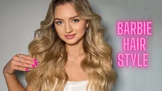 BARBIE style VOLUME CURLS 🎀  (with extensions)