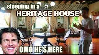 TOM CRUISE SLEPT HERE! 1850's FILIPINO MANSION during SPANISH PERIOD!