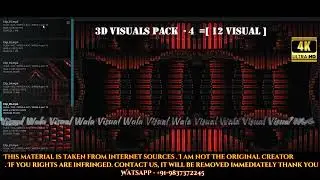 3D VISUALS PACK    4  = 12 VISUAL