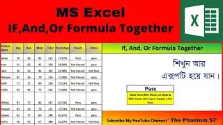MS Excel If And Or Formula Combination. #msexceltips #exceltutorial #msexcel #microsoftexcel